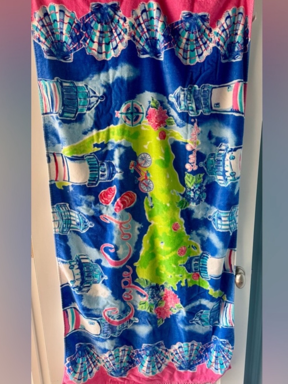 EUC Lilly Pulitzer Cape Cod Destination Beach Towel